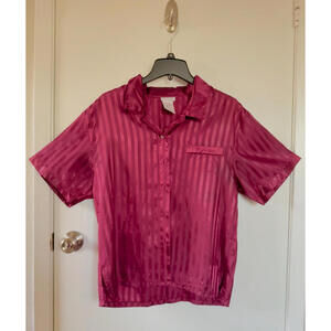 90s Satin Pajama-Style Top